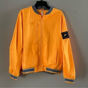 Fabletics Satin Bomber Jacket Size Medium